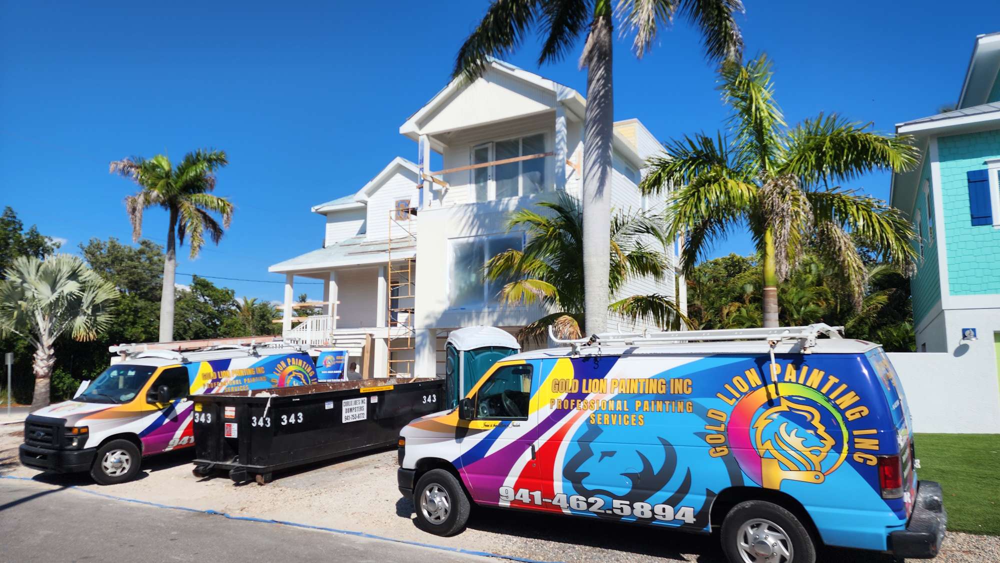 exterior painting manatee county by Gold Lion Painting Inc for Exterior Painting