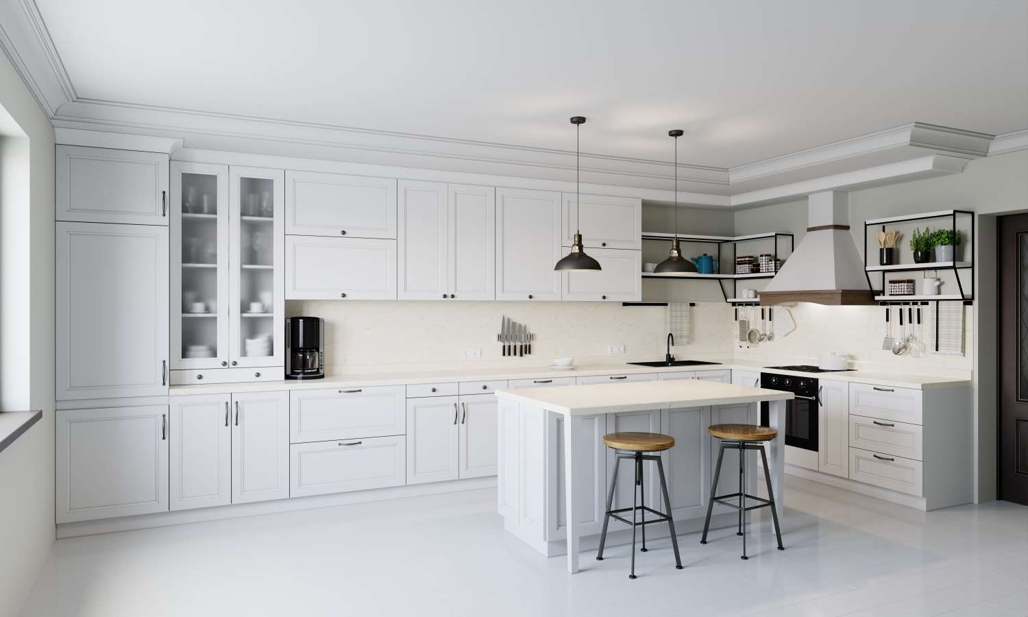 cabinet painting anna maria 01 jpg by Gold Lion Painting Inc for Anna Maria Island