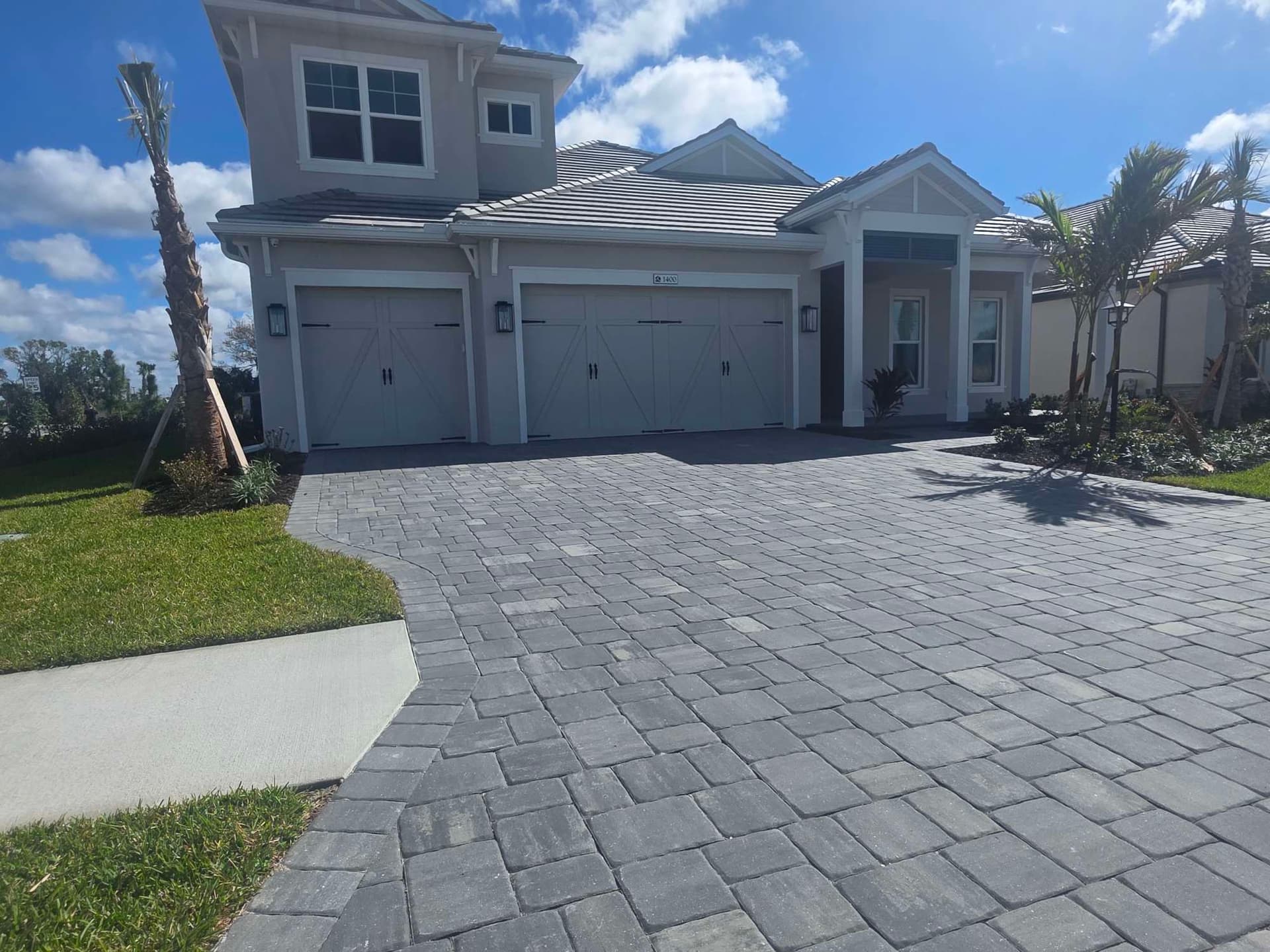 Exterior painting project in Parrish