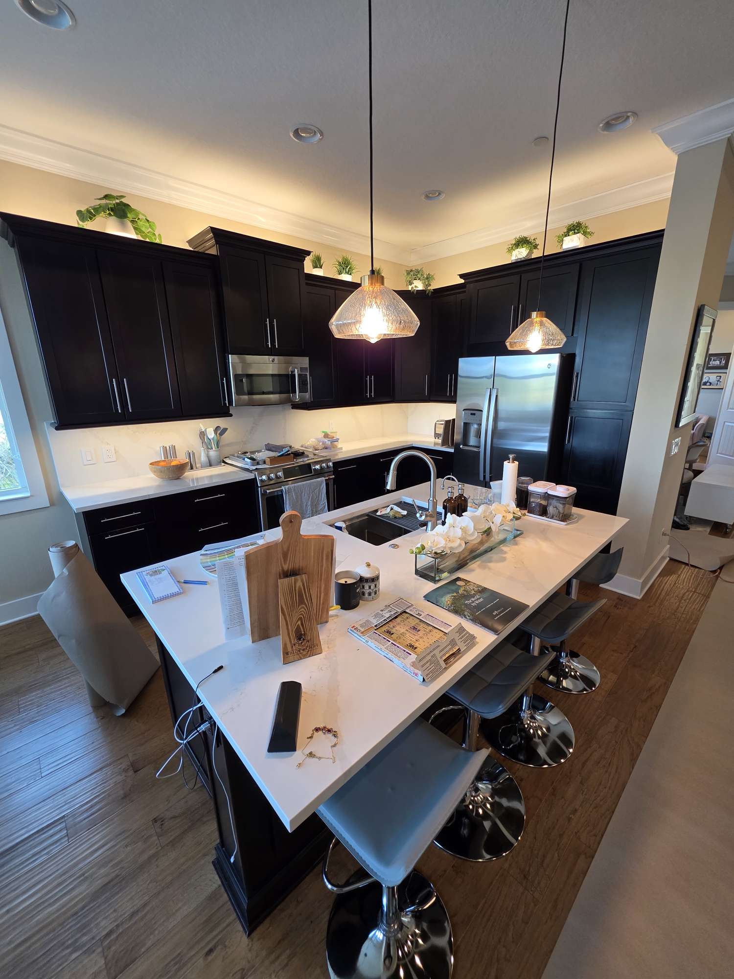 kitchen cabinet painting parrish painters by Gold Lion Painting Inc for Parrish