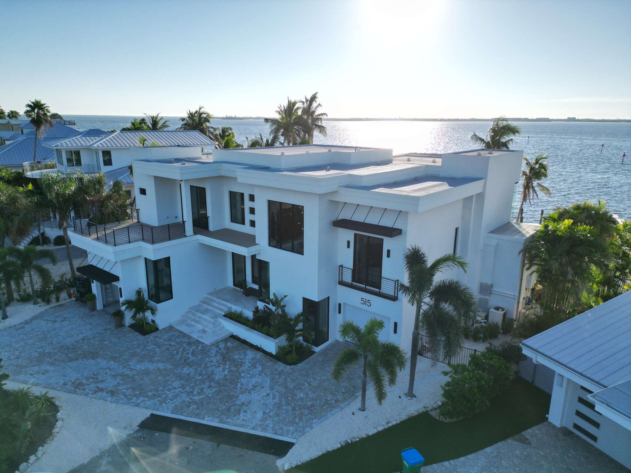 Exterior house painting project in Siesta Key